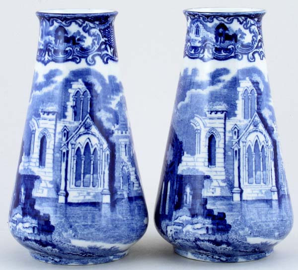 Vases pair of c1930s